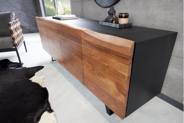 Buffet bas ORGANIC ARTWORK 180cm acacia massif