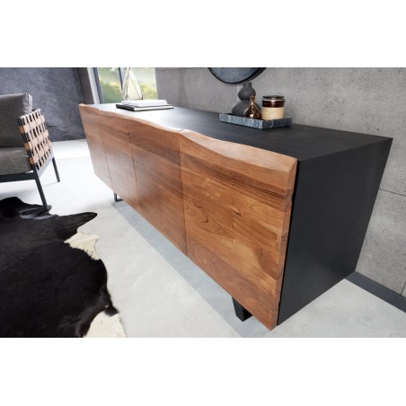 Buffet bas ORGANIC ARTWORK 180cm acacia massif