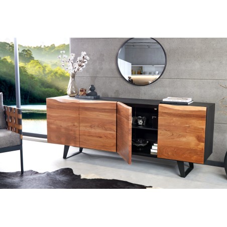 Buffet bas ORGANIC ARTWORK 180cm acacia massif