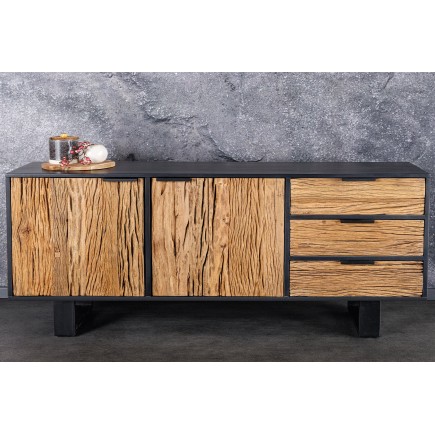 Buffet bas Barracuda 150cm bois manguier et teck 2