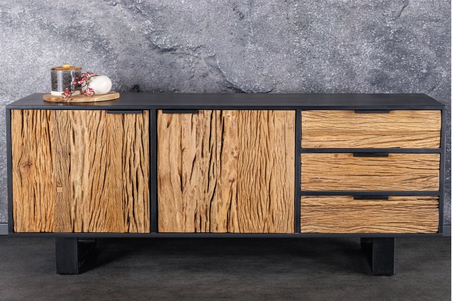 Buffet bas Barracuda 150cm bois manguier et teck