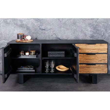 Buffet bas Barracuda 150cm bois manguier et teck