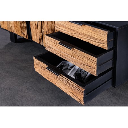 Buffet bas Barracuda 150cm bois manguier et teck