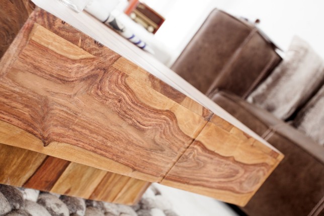 Table basse BOLT 70cm sheesham massif | Déco