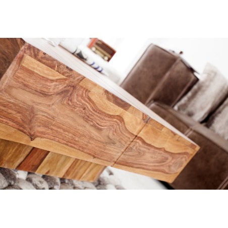 Table basse BOLT 70cm sheesham massif | Déco