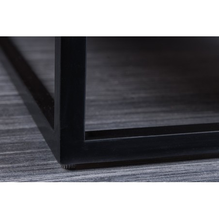 Table basse GIANT 60cm sheesham massif finition pierre