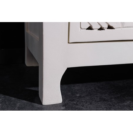 Buffet bas MARRAKECH 170cm manguier blanc