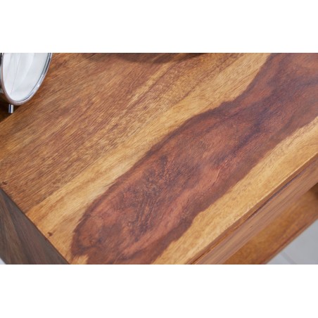 Table de chevet LAGOS 50cm suspendue en sheesham massif