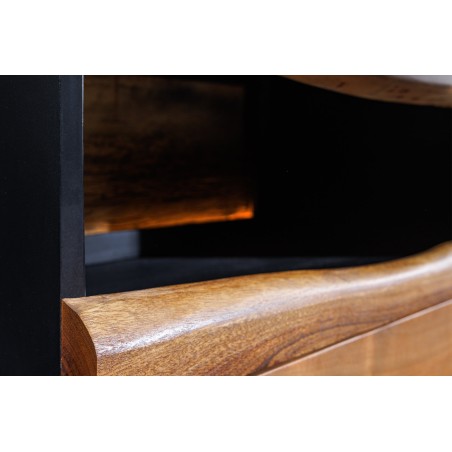 Buffet bas GRAND ACACIA 180cm bois massif LED | Déco
