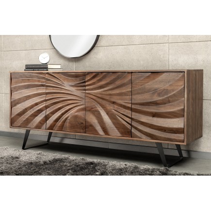 Buffet bas HURRICANE 175cm acacia massif brun