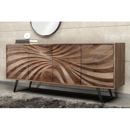 Buffet bas HURRICANE 175cm acacia massif brun