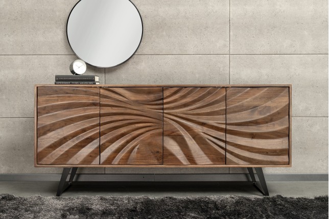 Buffet bas HURRICANE 175cm acacia massif brun