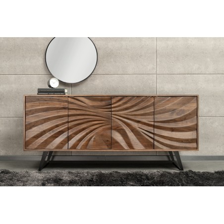 Buffet bas HURRICANE 175cm acacia massif brun