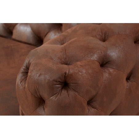 Canapé Chesterfield MODERN BAROCK 3 places Marron