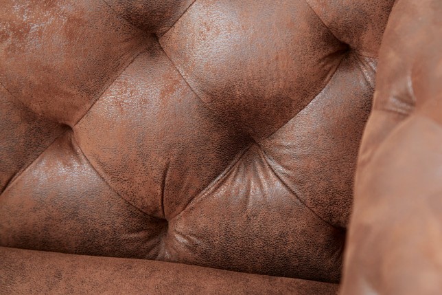 Canapé Chesterfield MODERN BAROCK 3 places Marron