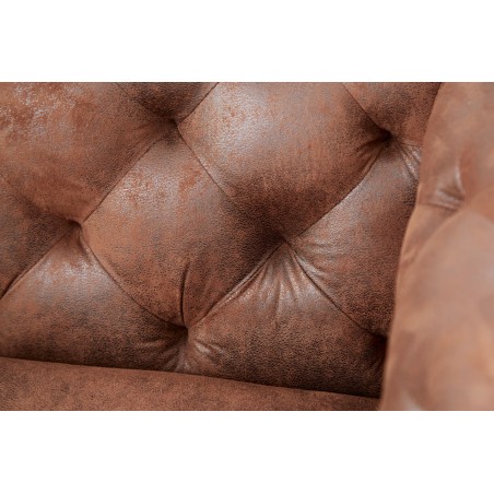 Canapé Chesterfield MODERN BAROCK 3 places Marron