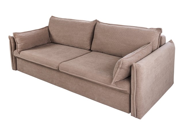 Canapé-lit APARTMENT 215cm taupe avec coffre - 3 places