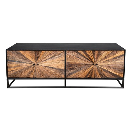 Buffet bas BARRACUDA 180cm manguier et teck brun