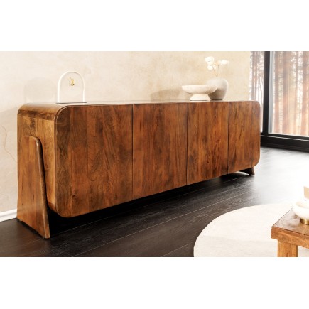 Buffet bas BRASIL 175cm manguier massif brun