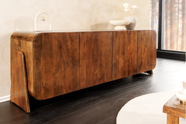 Buffet bas BRASIL 175cm manguier massif brun