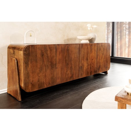 Buffet bas BRASIL 175cm manguier massif brun