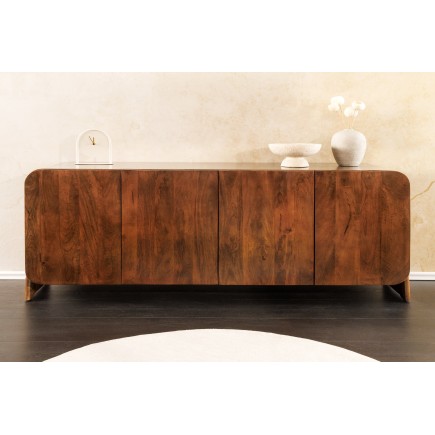 Buffet bas BRASIL 175cm manguier massif brun 2