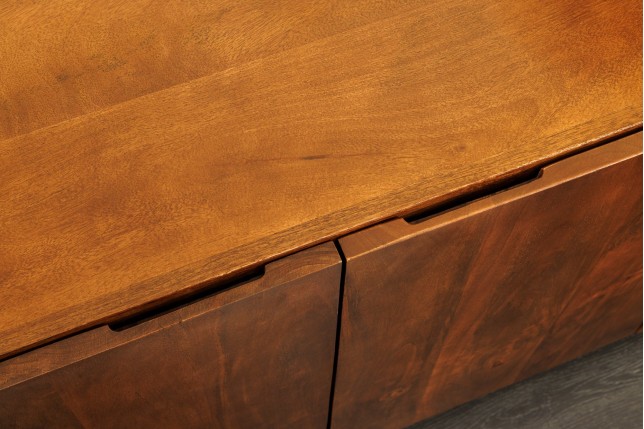 Buffet bas BRASIL 175cm manguier massif brun