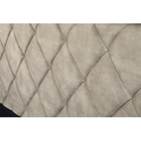 Lit ELYSIUM 180x200cm Velours Champagne Beige - Rangement