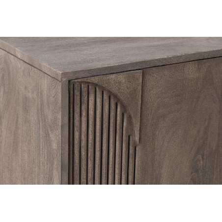 Buffet bas ART DECO 170cm manguier gris | Déco haut de gamme