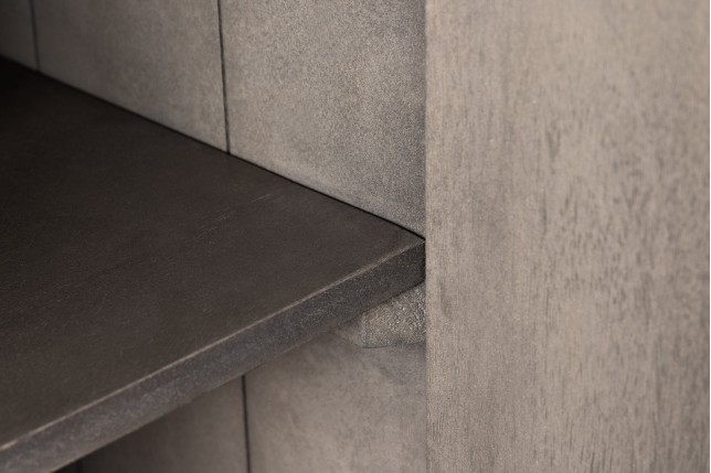 Buffet bas ART DECO 170cm manguier gris | Déco haut de gamme
