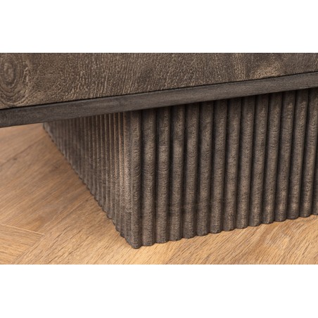 Buffet bas ART DECO 170cm manguier gris | Déco haut de gamme