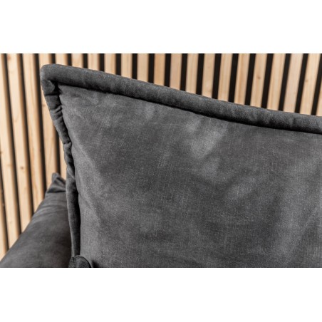Canapé-lit APARTMENT 215cm 3 places velours gris