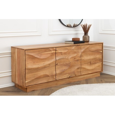 Buffet bas DESERT 160cm Acacia Massif Naturel 3D