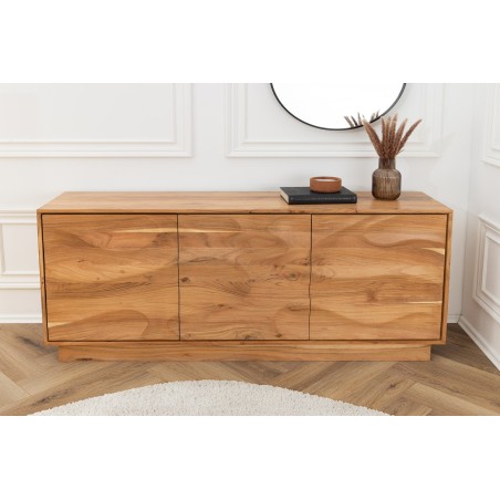 Buffet bas DESERT 160cm Acacia Massif Naturel 3D