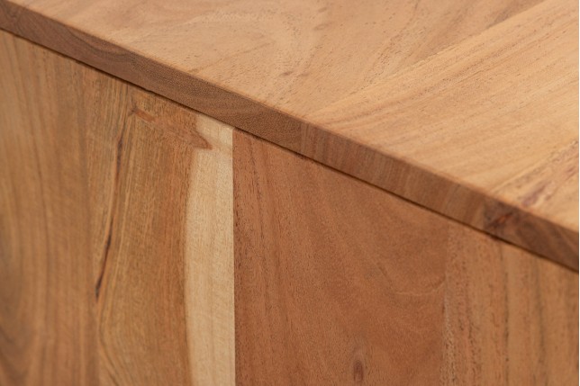 Buffet bas DESERT 160cm Acacia Massif Naturel 3D