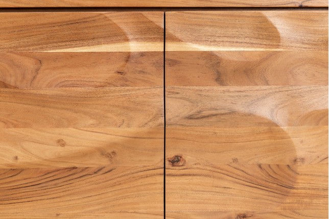 Buffet bas DESERT 160cm Acacia Massif Naturel 3D