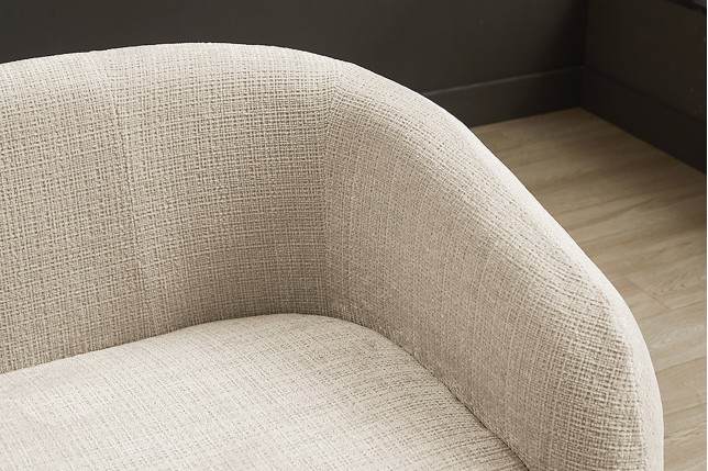 Canapé VOGUE 3 places chenille beige 200cm
