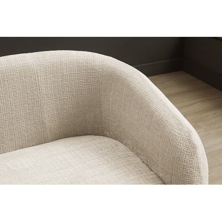 Canapé VOGUE 3 places chenille beige 200cm