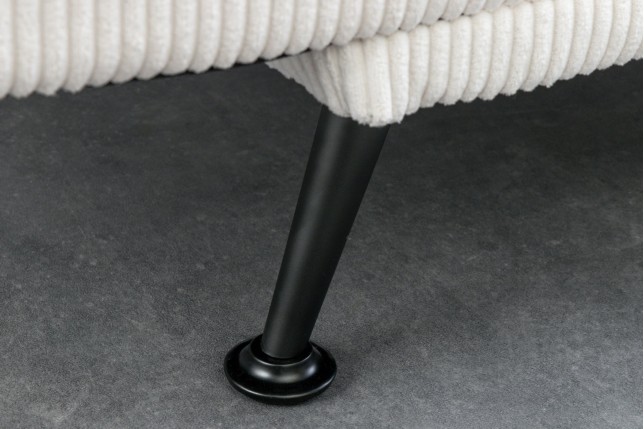 Canapé-lit JAZZ 195cm 3 places cordon beige - Pin massif
