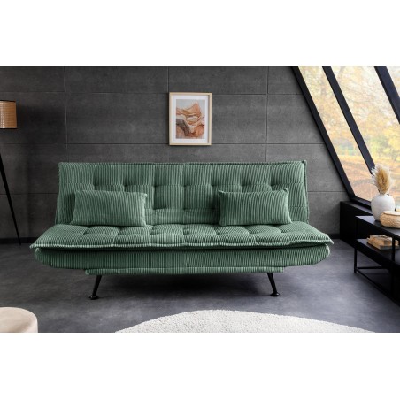 Canapé-lit JAZZ 3 places cordon vert 195cm