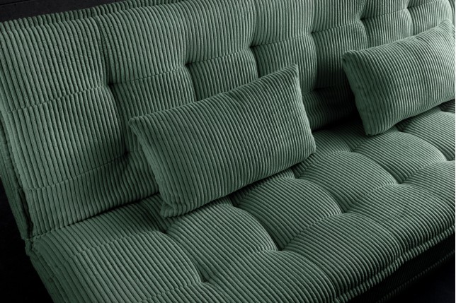 Canapé-lit JAZZ 3 places cordon vert 195cm