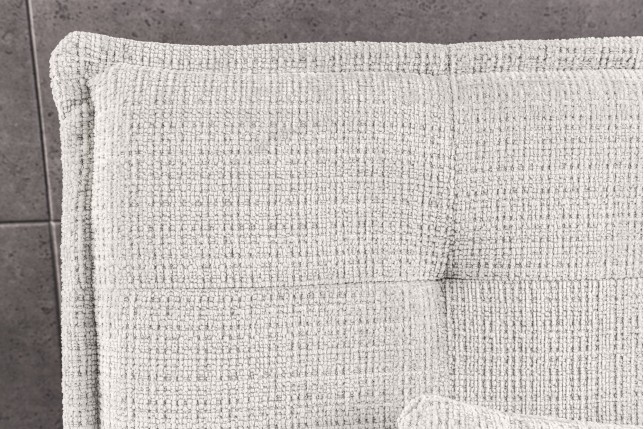 Canapé-lit JAZZ 195cm Chenille Champagne Beige - 3 Places