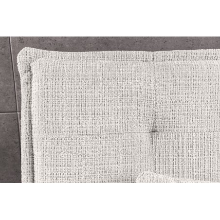 Canapé-lit JAZZ 195cm Chenille Champagne Beige - 3 Places