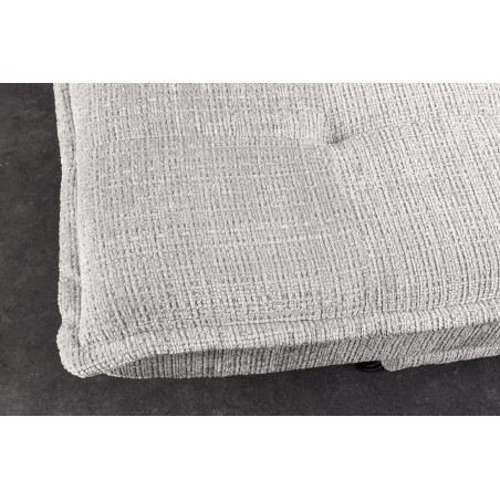 Canapé-lit JAZZ 195cm Chenille Champagne Beige - 3 Places