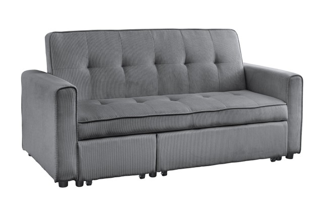 Canapé-lit SMART 180cm 2 places cordon gris