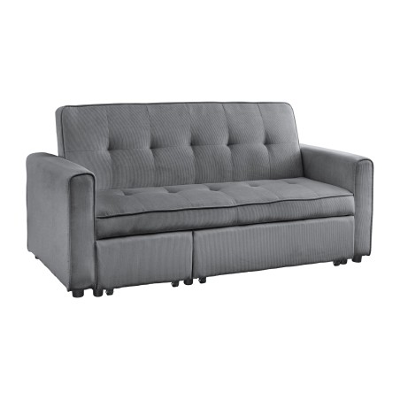 Canapé-lit SMART 180cm 2 places cordon gris
