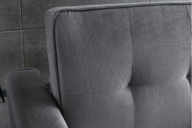 Canapé-lit SMART 180cm 2 places cordon gris