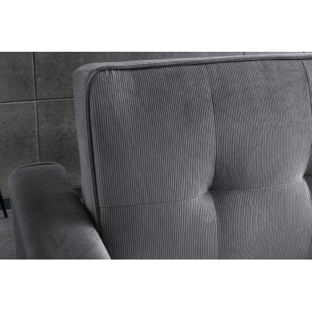 Canapé-lit SMART 180cm 2 places cordon gris