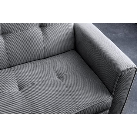 Canapé-lit SMART 180cm 2 places cordon gris