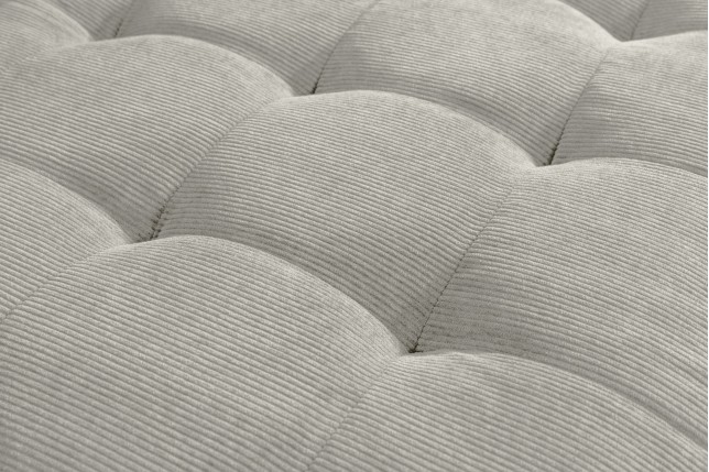 Canapé d'angle STOCKHOLM 220cm cordon greige